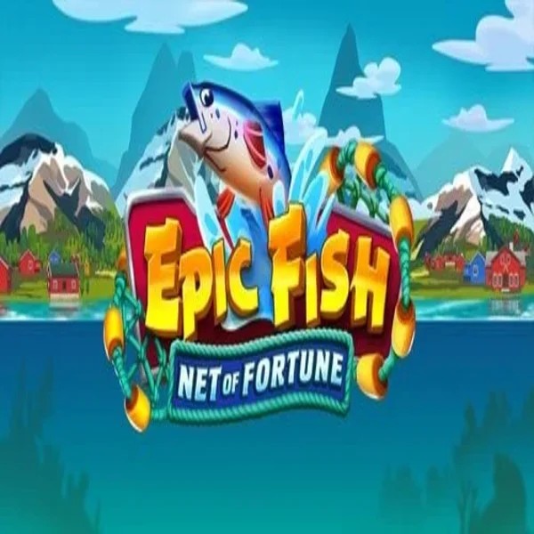 Epic Fish Net of Fortune slot logo by Quickspin at Slot Monster CasinoEpic Fish Net of Fortune