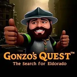 Gonzo's Quest logo by NetEnt at Slot Monster CasinoGonzo's Quest
